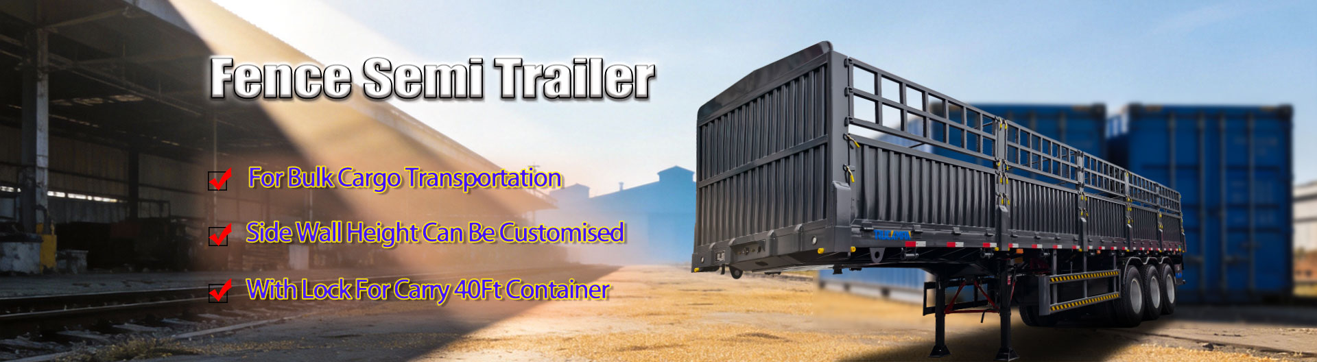 truckman fence semi trailer