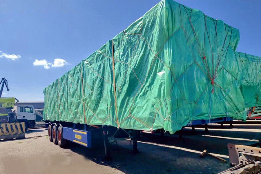 3-axle 60-ton side wall semi trailers for Sierra Leone