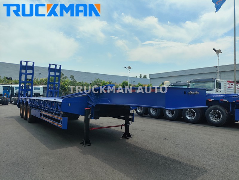 3 Axles 70 Tons Low Bed Trailer