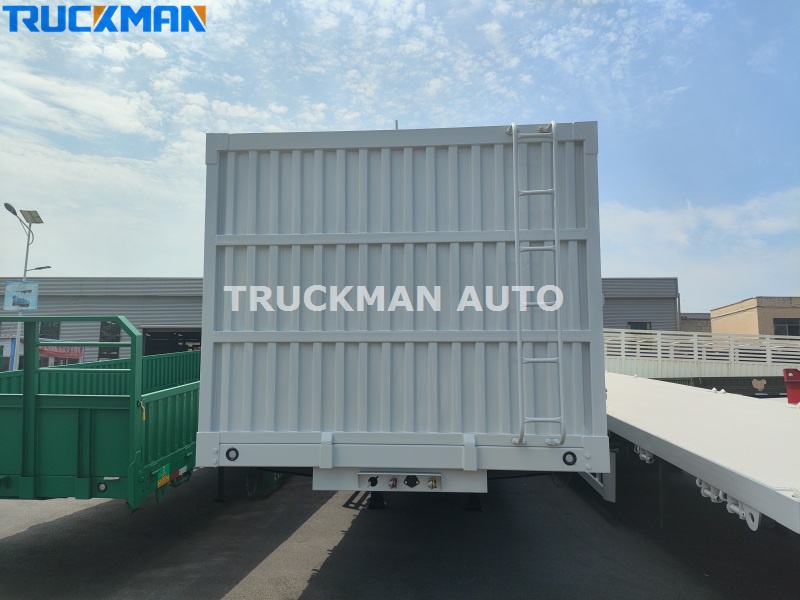 2 axles side dump trailer
