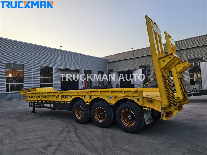 3 axles lowbed trailer agent