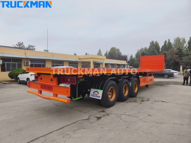 3 Axle Flatbed Semi Trailer