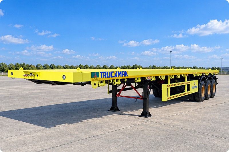 TRUCKMAN Flatbed Container Semi Trailer