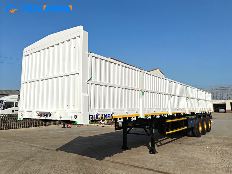 TRUCKMAN 3-Axle 60-Ton Side Wall Semi Trailer