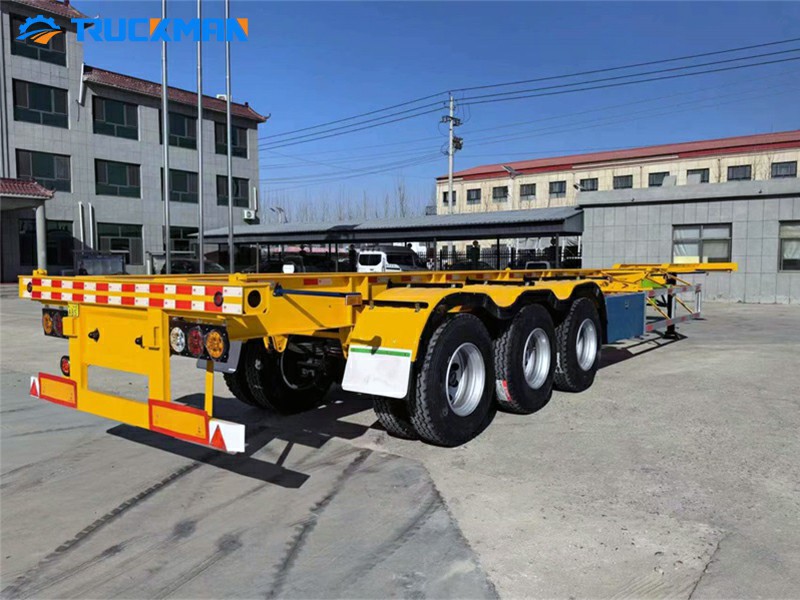 TRUCKMAN 3-Axle Skeleton Container Semi Trailer