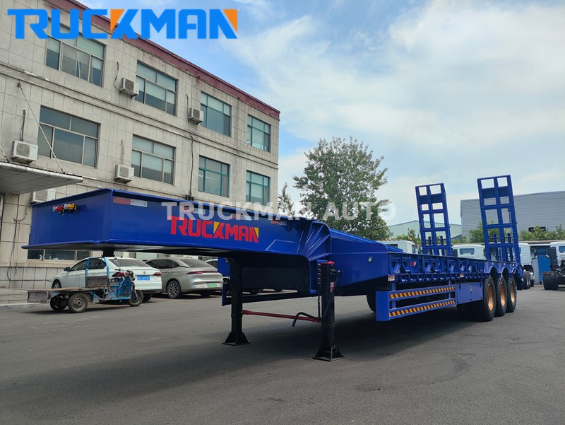 3 Axles 70 Tons Low Boy Trialer