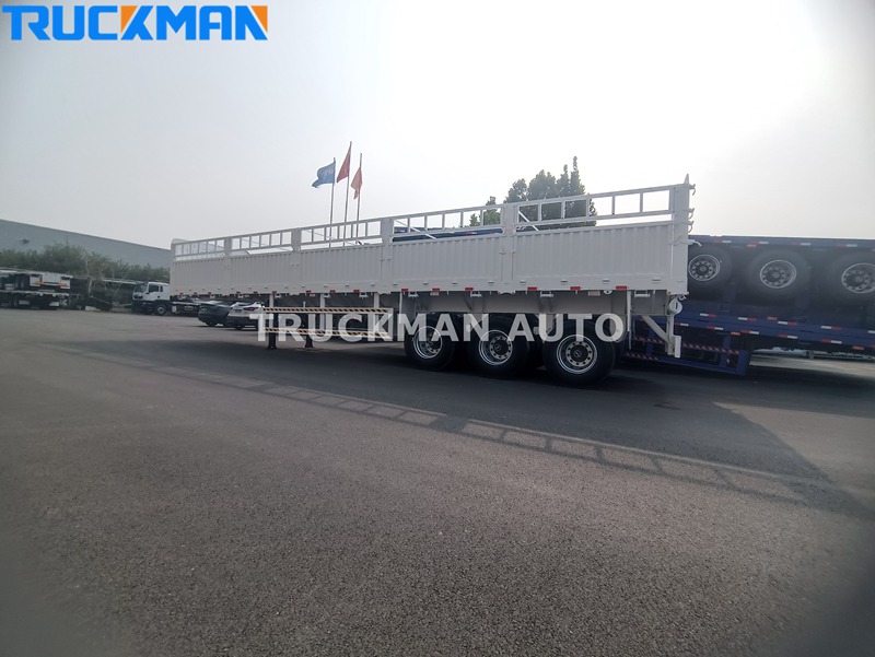 3 axles fence trailer