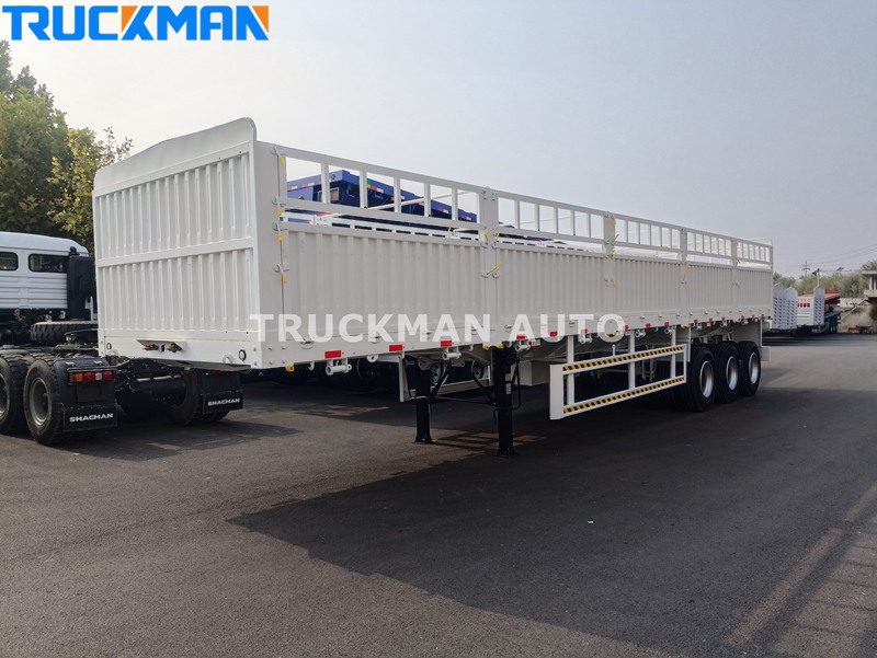 3 axles fence trailer