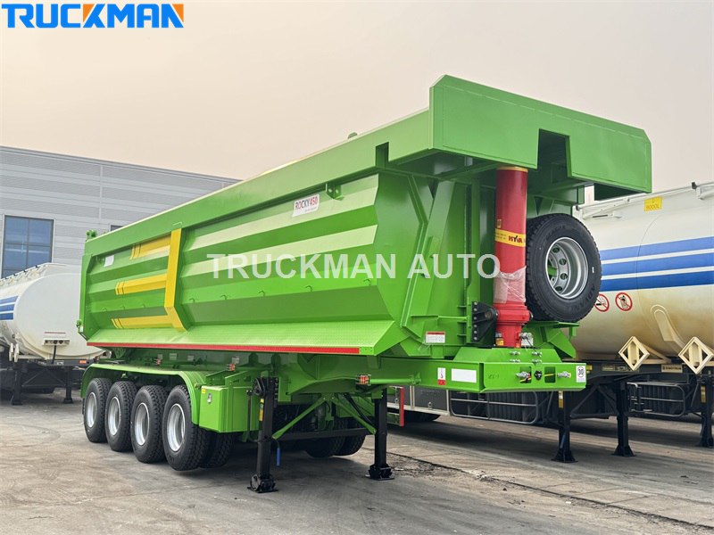 4 axles dump trailer
