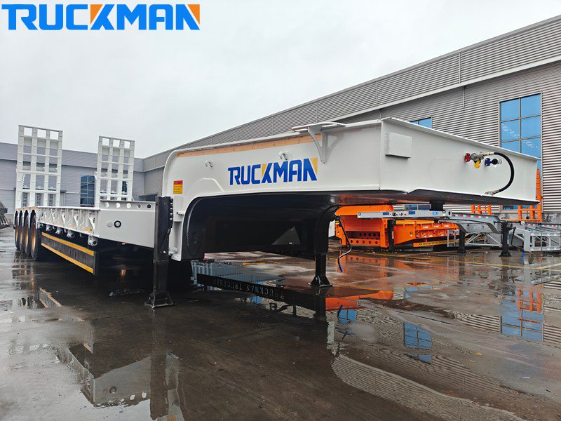 4 Lines 8 Axles Low Bed Trailer