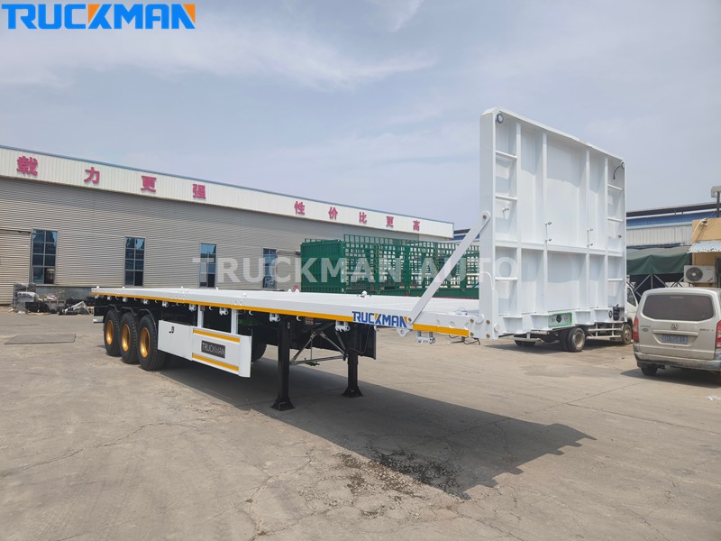 60 Tons Flatbed Semi Trailer