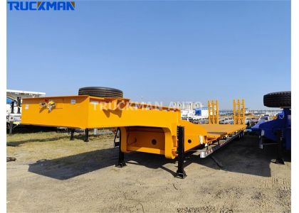 40FT Low Loader Trailer Delivery To Angola