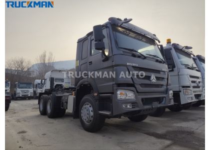 6X4 SINOTRUK HOWO 400HP Trailer Truck For Djibouti