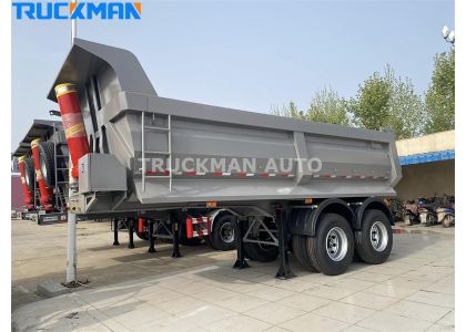 2 Axle 30 Tons Dump Semi Trailer For Ghana