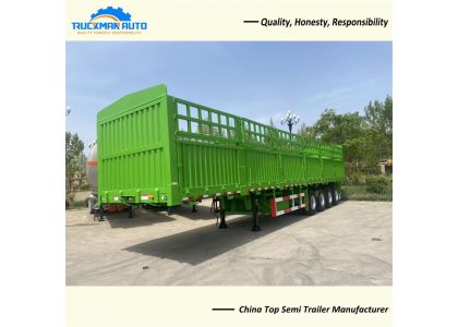 4 Axle 70 Tons Fence Semi Trailer For DRC