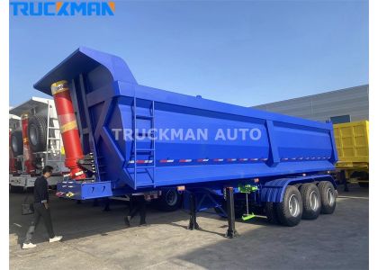 3 Axle 50 Tons Tipper Semi Trailer For Nigeria