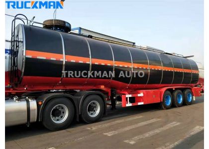 3 Axle 45000 Liters Bitumen Tank Trailer For Algeria