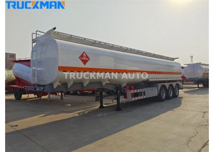 3 Axle 45000 Liters Fuel Tanker Trailer For Nigeria
