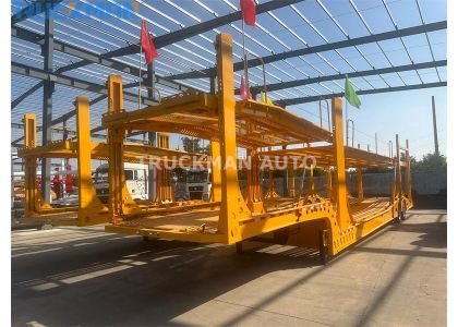 50 Tons 2 Axle Car Carrier Trailer For Liberia