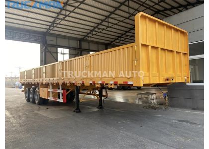 3 Axle Side Wall Trailer For Cote d'Ivoire