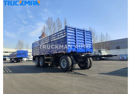 3 Axles 80 Tons Full Trailer Truck For Ethiopia