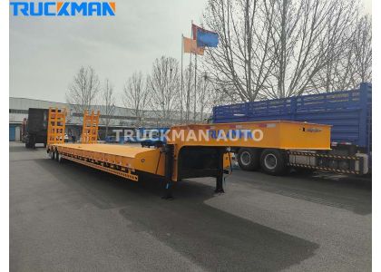 3 Axles 60 Tons Low Bed Trailer To Sierra Leone