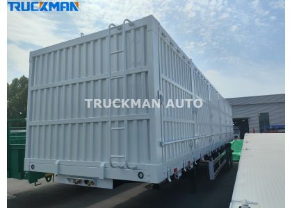 Customized 2 Axles 40 Tons Side Dump Trailer To Zambia