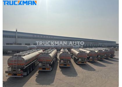 A Large Number Of Fuel Tank Trailers Were Sent To Tanzania
