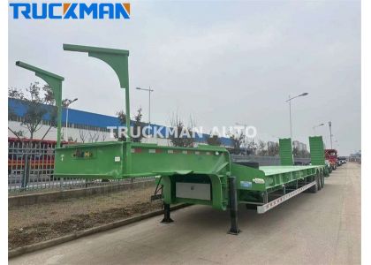 Brand New 3 Axles 85 Tons Lowbed Trailer To Tanzania