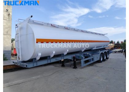 3 Axles 45000 Liters Diesel Gasoline Fuel Tank Trailer To Tanzania
