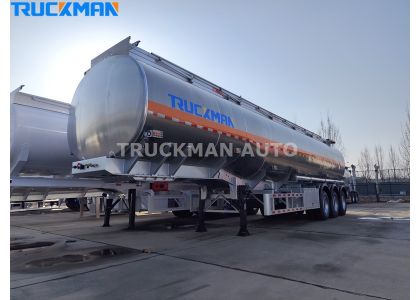 High Quality 3 Axle 45000 Liters Aluminum Alloy Fuel Tank Trailer For South Africa