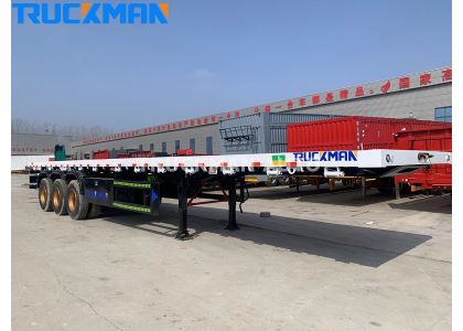 TRUCKMAN Brand 3 Axles 50 Tons Container Semi Trailer To Uganda