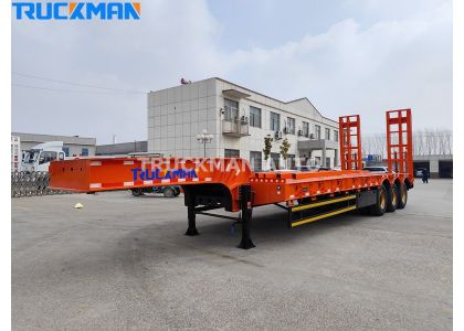 Brand New 3 Axles 80 Tons Low Bed Trailer For Mali 