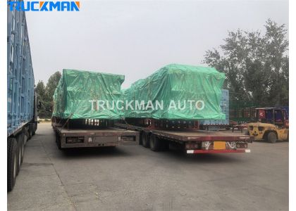 China Factory Price 4 Axles 80 Tons Fence Trailer For Senegal 