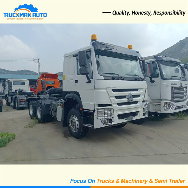 HOWO 10 Wheels 400HP Tractor Truck Truck Head To Ghana