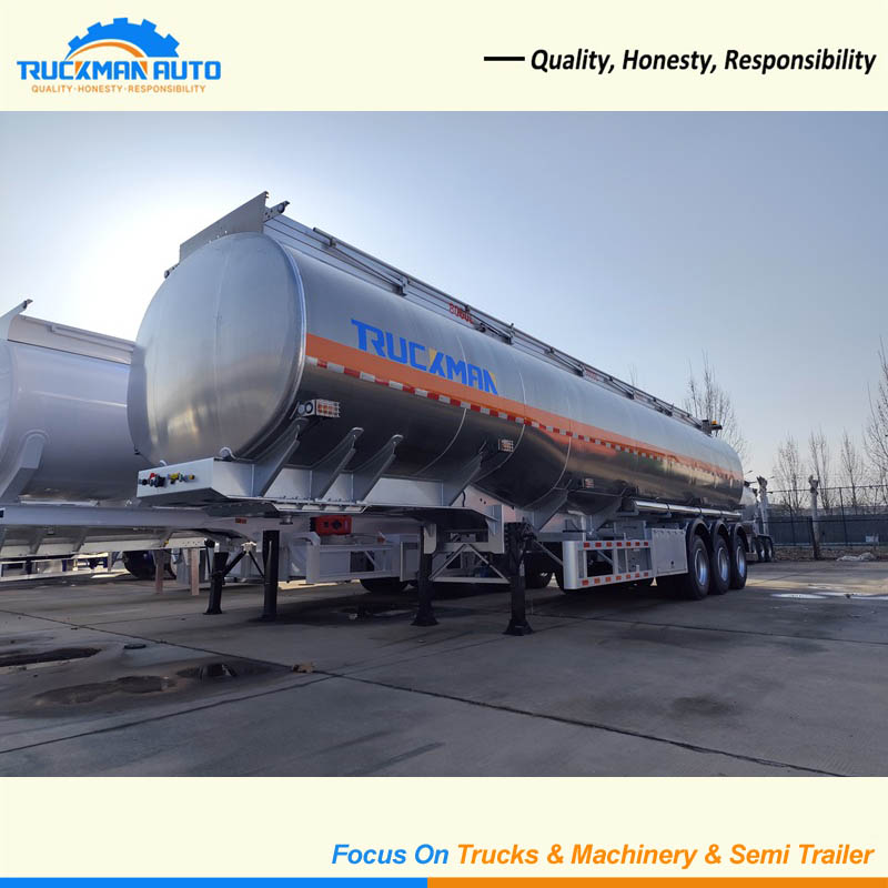 High Quality 3 Axle 45000 Liters 4 Compartments Aluminum Alloy Oil Tank Trailer For South Africa
