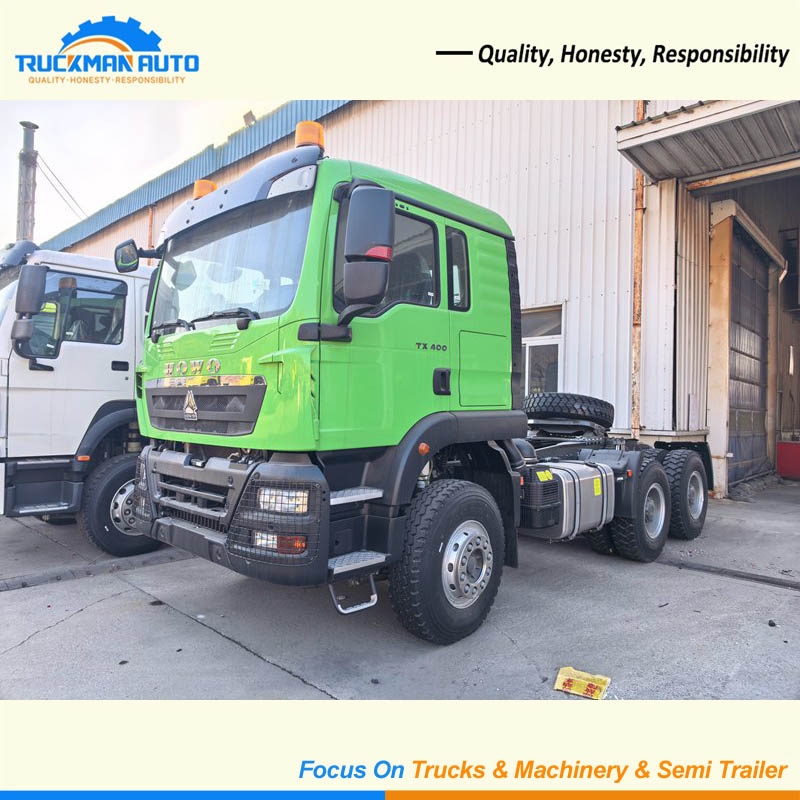 Durable 6x4 400HP SINOTRUK HOWO TX Truck Head For DRC